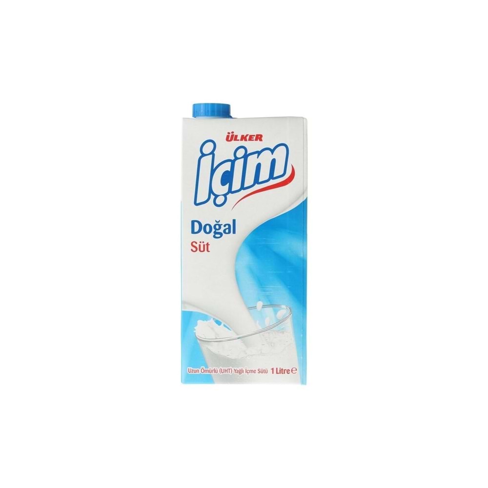 İçim Doğal Süt Tam Yağlı 1L