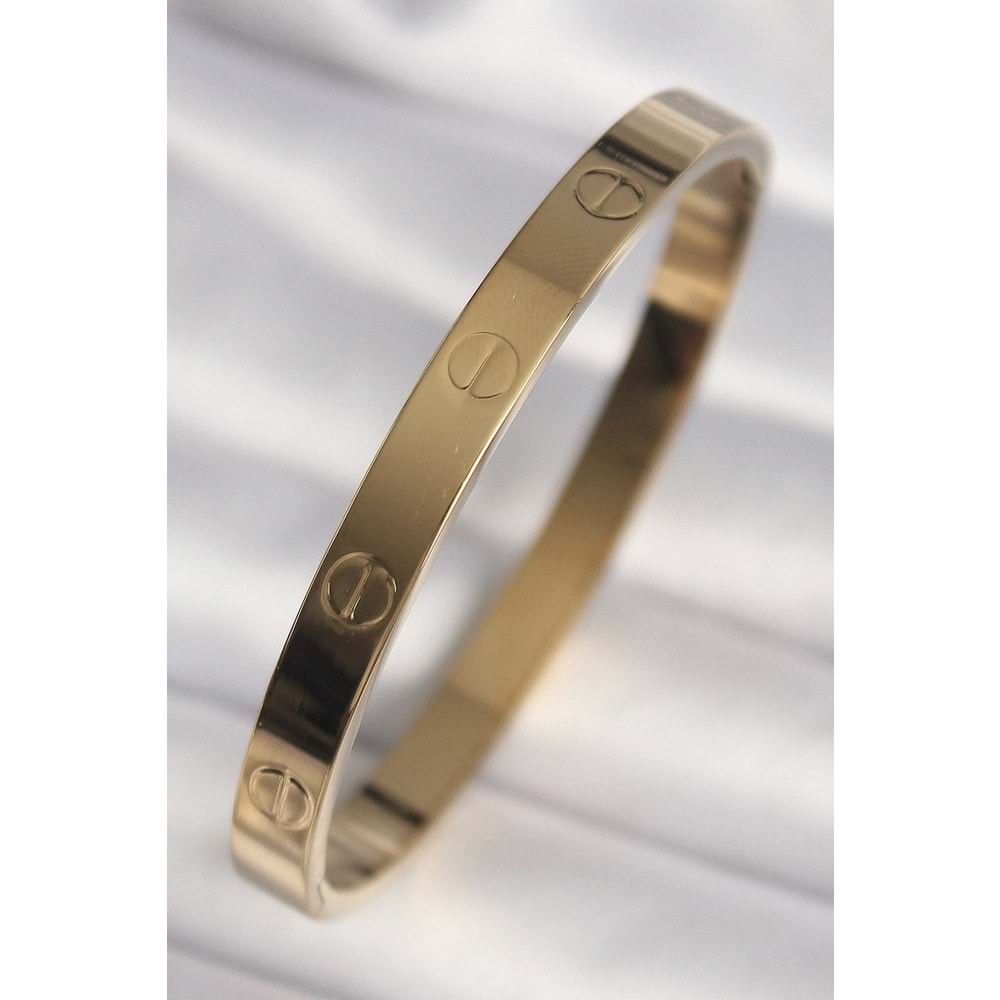 316L Çelik Gold Renk Model Kadın Kelepçe